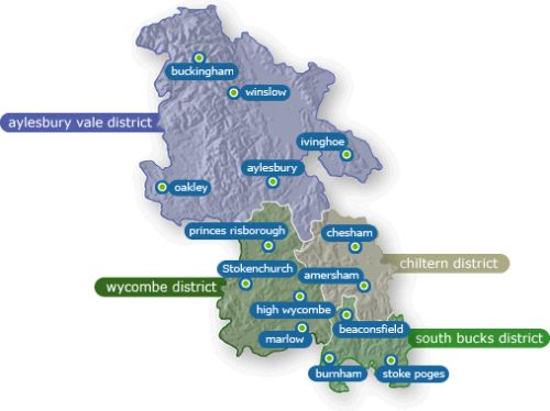 Map Of Bucks Districts 